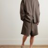 Oversized Wool-Canvas Jacket - OU