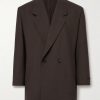Eternal California Oversized Double-Breasted Wool Blazer