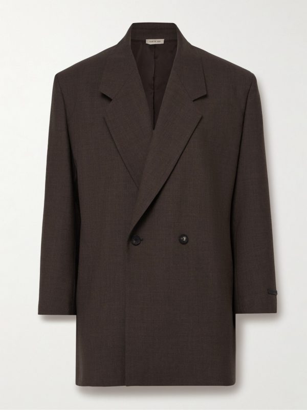 Eternal California Oversized Double-Breasted Wool Blazer