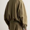 Virgin Wool Bomber Jacket - BK Virgin Wool Bomber Jacket - BK