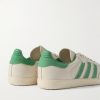 + Pharrell Williams Humanrace Samba Suede-Trimmed Leather Sneakers - BK