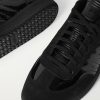 + Dingyun Zhang Samba Mesh-Trimmed Suede and Patent-Leather Sneakers - CU + Dingyun Zhang Samba Mesh-Trimmed Suede and Patent-Leather Sneakers - CU