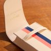 + laCalifornienne Striped Leather Watch Pouch - CU