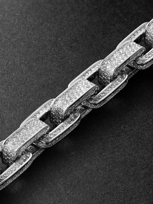 18-Karat White Gold Diamond Bracelet - CU