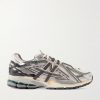 MiAsia 1906 Tech Explosion Metallic-Leather, Rubber and Mesh Sneakers MiAsia 1906 Tech Explosion Metallic-Leather, Rubber and Mesh Sneakers