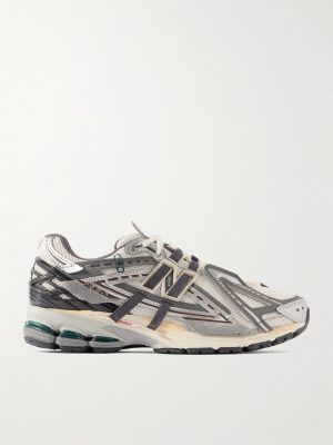 MiAsia 1906 Tech Explosion Metallic-Leather, Rubber and Mesh Sneakers MiAsia 1906 Tech Explosion Metallic-Leather, Rubber and Mesh Sneakers