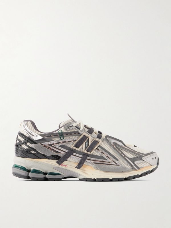 MiAsia 1906 Tech Explosion Metallic-Leather, Rubber and Mesh Sneakers MiAsia 1906 Tech Explosion Metallic-Leather, Rubber and Mesh Sneakers