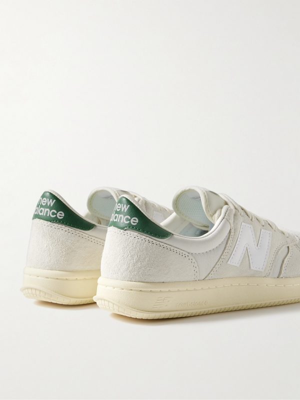 CT500 Leather-Trimmed Suede and Nubuck Sneakers - BK
