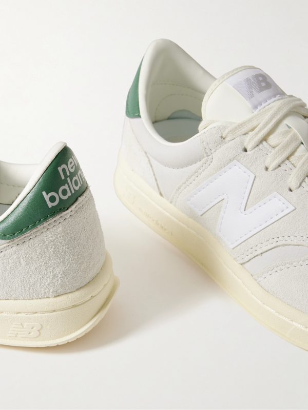 CT500 Leather-Trimmed Suede and Nubuck Sneakers - CU