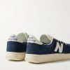 CT500 Leather-Trimmed Suede and Nubuck Sneakers - BK CT500 Leather-Trimmed Suede and Nubuck Sneakers - BK