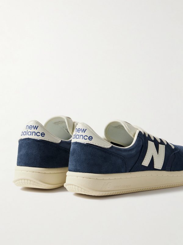 CT500 Leather-Trimmed Suede and Nubuck Sneakers - BK CT500 Leather-Trimmed Suede and Nubuck Sneakers - BK