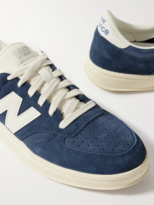 CT500 Leather-Trimmed Suede and Nubuck Sneakers - CU CT500 Leather-Trimmed Suede and Nubuck Sneakers - CU