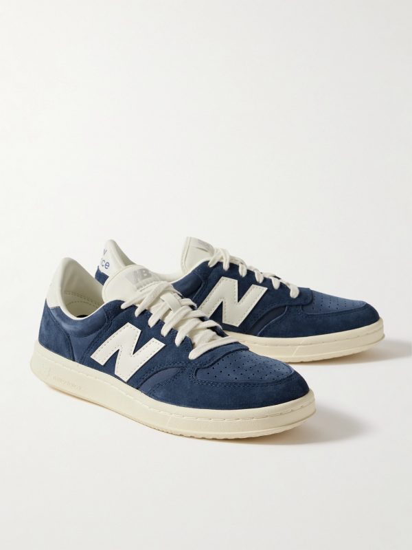CT500 Leather-Trimmed Suede and Nubuck Sneakers - FR CT500 Leather-Trimmed Suede and Nubuck Sneakers - FR