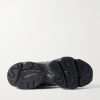 M1000 Embroidered Faux Leather and Mesh Sneakers - E1 M1000 Embroidered Faux Leather and Mesh Sneakers - E1