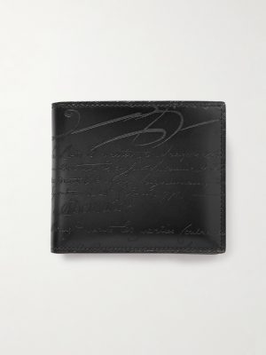 Makore Scritto Venezia Leather Billfold Wallet