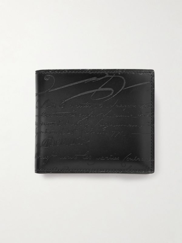 Makore Scritto Venezia Leather Billfold Wallet