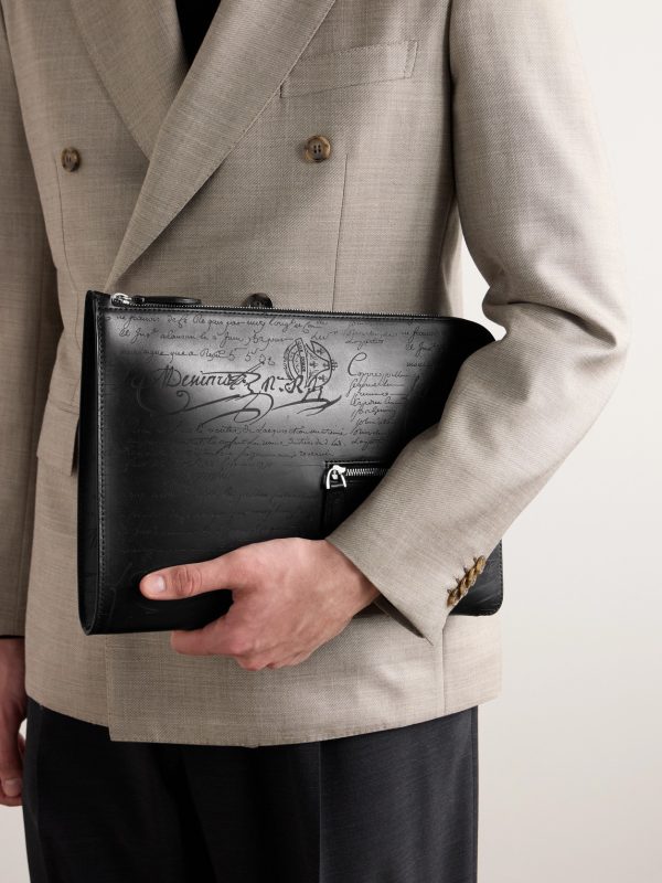 Nino Scritto Venezia Leather Pouch - OU Nino Scritto Venezia Leather Pouch - OU
