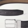 Versatile 3.5cm Reversible Scritto Venezia Leather Belt - E1