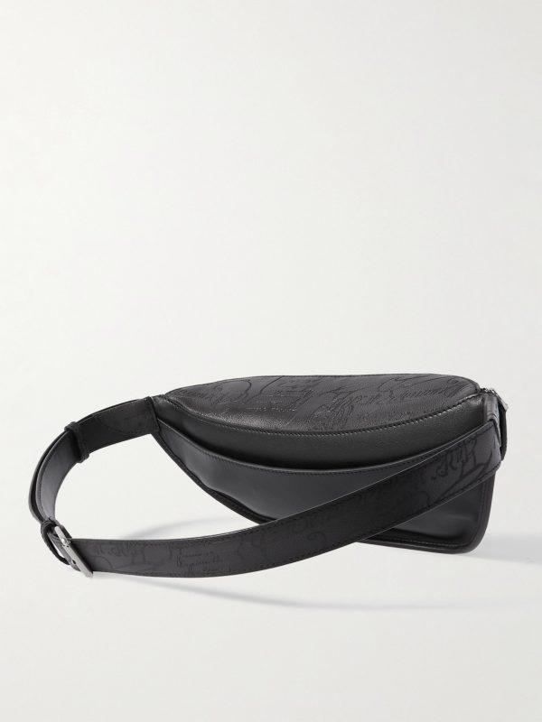 Rider Scritto Venezia Softy Full-Grain Leather Belt Bag - BK Rider Scritto Venezia Softy Full-Grain Leather Belt Bag - BK
