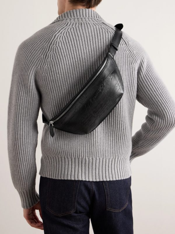 Rider Scritto Venezia Softy Full-Grain Leather Belt Bag - OU Rider Scritto Venezia Softy Full-Grain Leather Belt Bag - OU