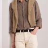 3.5cm Suede-Trimmed Woven Belt - FR 3.5cm Suede-Trimmed Woven Belt - FR