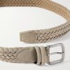 3.5 Braided Suede Belt - E1 3.5 Braided Suede Belt - E1