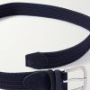 3.5cm Suede-Trimmed Woven Belt - E1 3.5cm Suede-Trimmed Woven Belt - E1