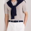 3.5cm Suede-Trimmed Woven Belt - FR 3.5cm Suede-Trimmed Woven Belt - FR