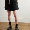 Wide-Leg Logo-Appliquéd Crinkled Nylon-Ripstop Drawstring Shorts - FR