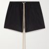 Wide-Leg Logo-Appliquéd Crinkled Nylon-Ripstop Drawstring Shorts