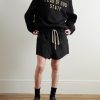 Wide-Leg Logo-Appliquéd Crinkled Nylon-Ripstop Drawstring Shorts - OU