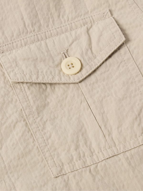 Cotton-Seersucker Overshirt - CU Cotton-Seersucker Overshirt - CU