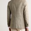 Virgil No.2 Slim-Fit Prince of Wales Checked Cotton, Silk and Linen-Blend Hopsack Blazer - BK Virgil No.2 Slim-Fit Prince of Wales Checked Cotton, Silk and Linen-Blend Hopsack Blazer - BK