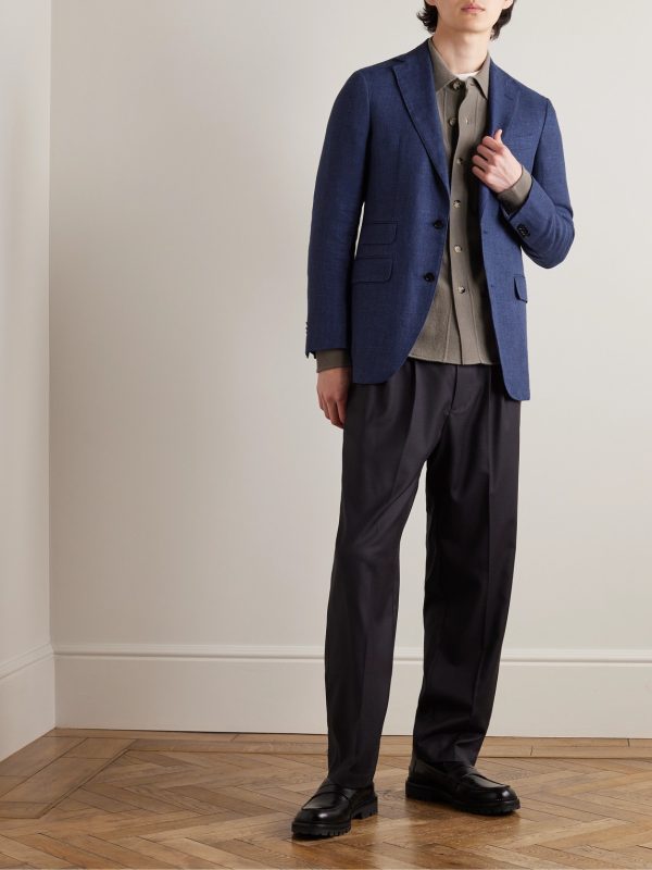 Kincaid No. 2 Linen and Wool-Blend Hopsack Blazer - OU Kincaid No. 2 Linen and Wool-Blend Hopsack Blazer - OU
