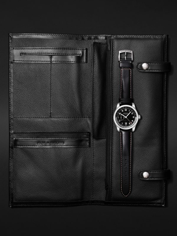 + Argylle Limited Edition Automatic GMT 43mm DLC-Coated Stainless Steel and Leather Watch, Ref. No. SOLO43-ARGYLLE-L-S - E3 + Argylle Limited Edition Automatic GMT 43mm DLC-Coated Stainless Steel and Leather Watch, Ref. No. SOLO43-ARGYLLE-L-S - E3
