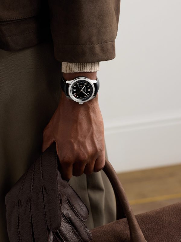 + Argylle Limited Edition Automatic GMT 43mm DLC-Coated Stainless Steel and Leather Watch, Ref. No. SOLO43-ARGYLLE-L-S - OU + Argylle Limited Edition Automatic GMT 43mm DLC-Coated Stainless Steel and Leather Watch, Ref. No. SOLO43-ARGYLLE-L-S - OU