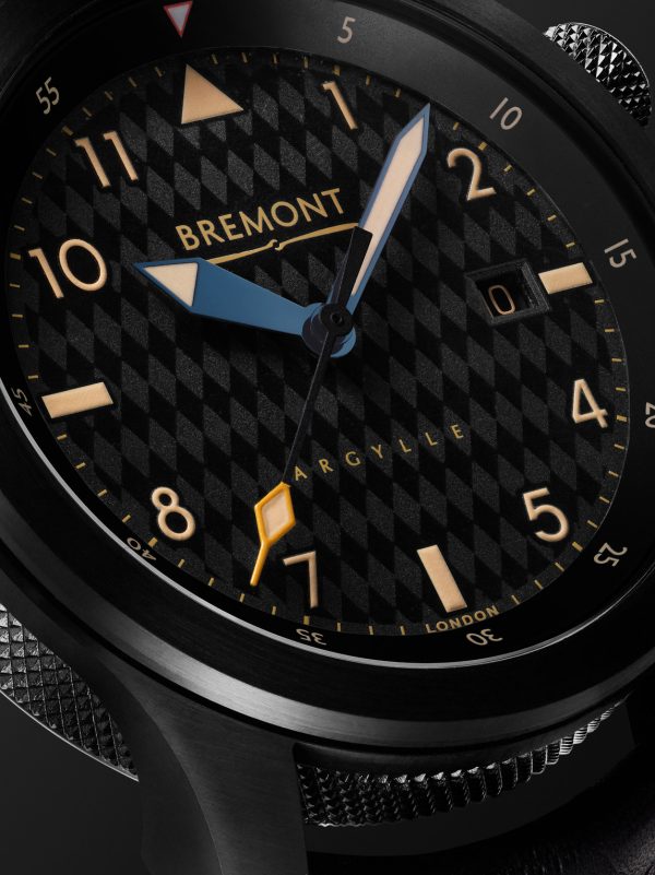 + Argylle Jet Automatic Limited Edition 43mm DLC-Coated Stainless Steel and Leather Watch, Ref. No. U2-JET-ARGYLLE-L-S - CU + Argylle Jet Automatic Limited Edition 43mm DLC-Coated Stainless Steel and Leather Watch, Ref. No. U2-JET-ARGYLLE-L-S - CU