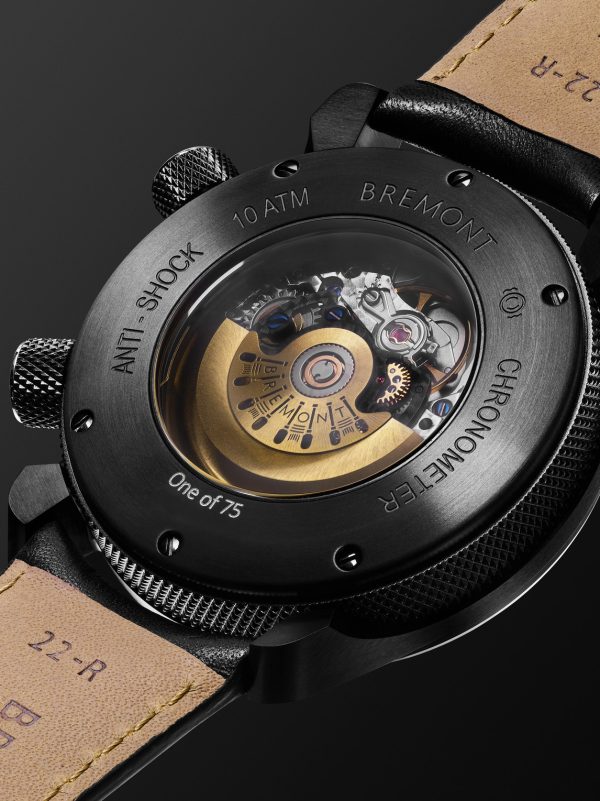 + Argylle Jet Automatic Limited Edition 43mm DLC-Coated Stainless Steel and Leather Watch, Ref. No. U2-JET-ARGYLLE-L-S - E1 + Argylle Jet Automatic Limited Edition 43mm DLC-Coated Stainless Steel and Leather Watch, Ref. No. U2-JET-ARGYLLE-L-S - E1