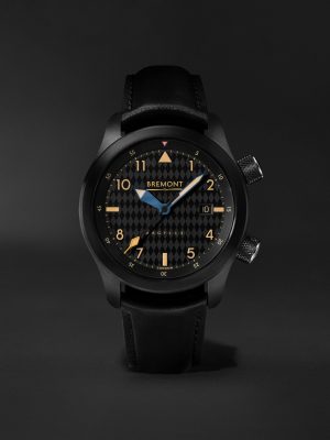 + Argylle Jet Automatic Limited Edition 43mm DLC-Coated Stainless Steel and Leather Watch, Ref. No. U2-JET-ARGYLLE-L-S + Argylle Jet Automatic Limited Edition 43mm DLC-Coated Stainless Steel and Leather Watch, Ref. No. U2-JET-ARGYLLE-L-S