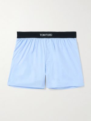 Stretch-Cotton Poplin Boxer Shorts