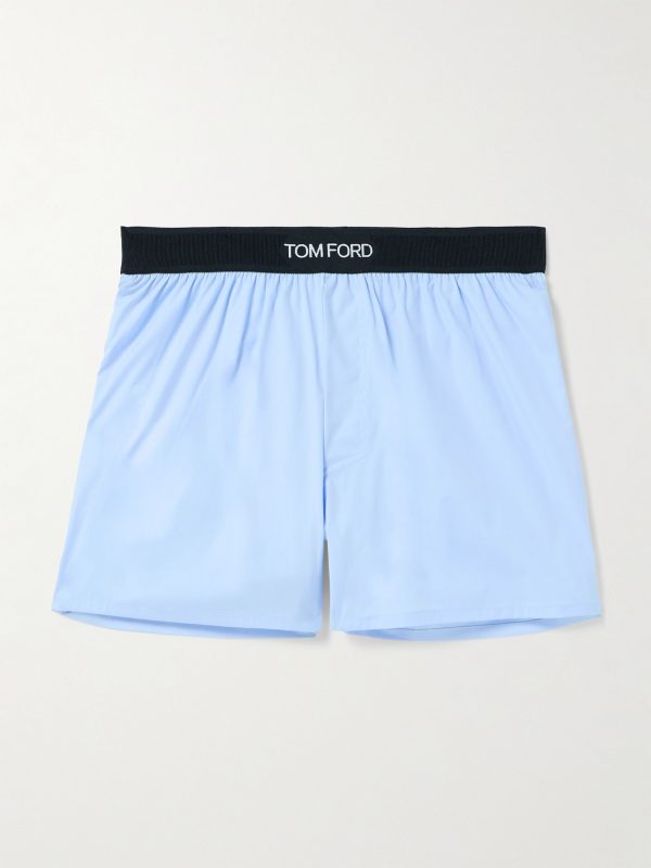 Stretch-Cotton Poplin Boxer Shorts Stretch-Cotton Poplin Boxer Shorts
