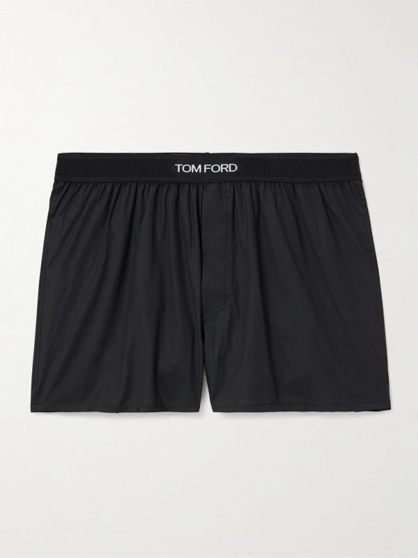 Stretch-Cotton Poplin Boxer Shorts Stretch-Cotton Poplin Boxer Shorts