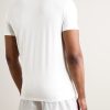 Slim-Fit Stretch Cotton and Modal-Blend T-Shirt - BK