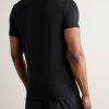 Slim-Fit Stretch Cotton and Modal-Blend T-Shirt - BK Slim-Fit Stretch Cotton and Modal-Blend T-Shirt - BK
