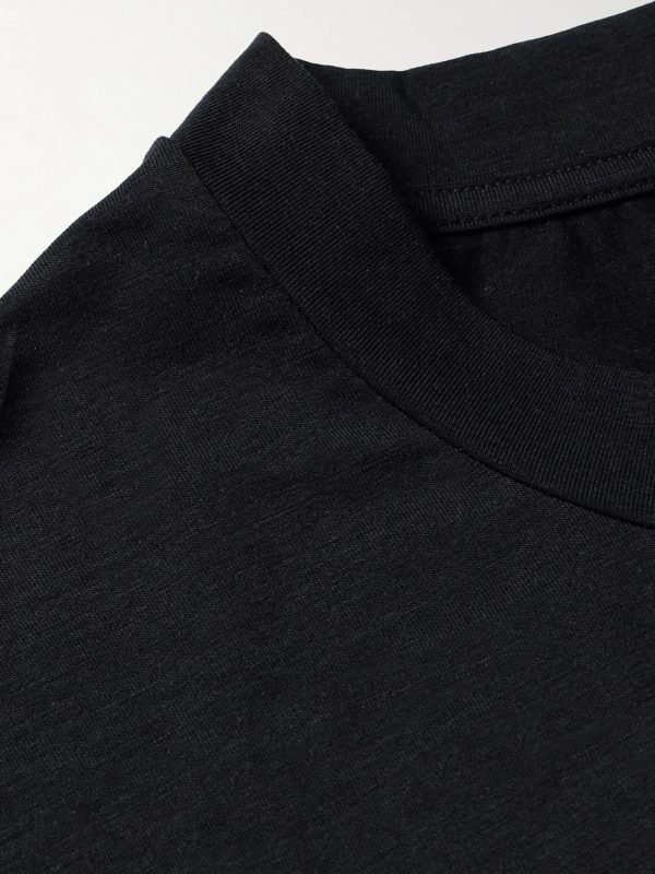 Slim-Fit Stretch Cotton and Modal-Blend T-Shirt - CU Slim-Fit Stretch Cotton and Modal-Blend T-Shirt - CU
