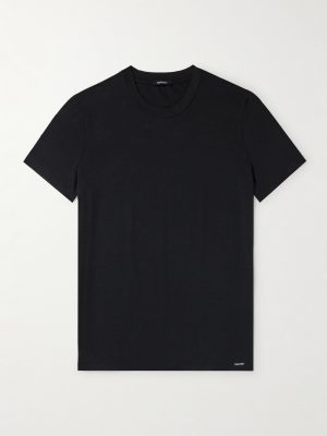 Slim-Fit Stretch Cotton and Modal-Blend T-Shirt Slim-Fit Stretch Cotton and Modal-Blend T-Shirt