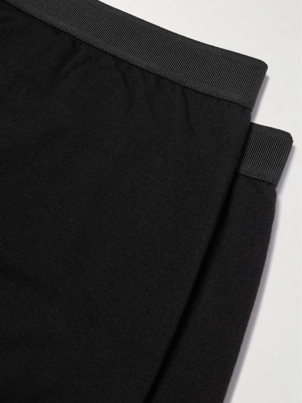 Two-Pack Stretch-Cotton Jersey Boxer Briefs - CU Two-Pack Stretch-Cotton Jersey Boxer Briefs - CU