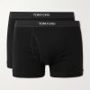 Two-Pack Stretch-Cotton Jersey Boxer Briefs Two-Pack Stretch-Cotton Jersey Boxer Briefs