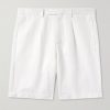 Straight-Leg Pleated Herringbone Cotton and Linen-Blend Shorts Straight-Leg Pleated Herringbone Cotton and Linen-Blend Shorts