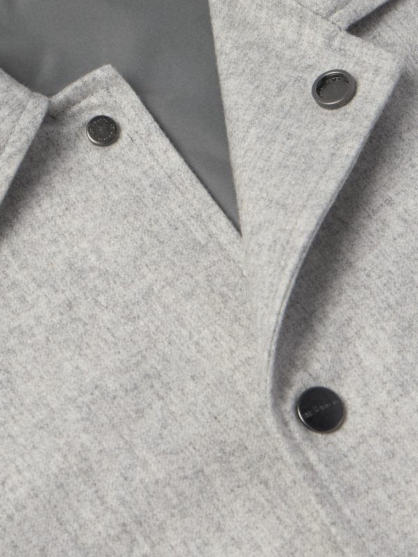 Padded Cashmere-Blend Flannel Blouson Jacket - CU Padded Cashmere-Blend Flannel Blouson Jacket - CU